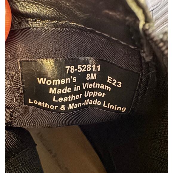 Johnston & Murphy Gianna Black Leather Boots - Size 8 - Picture 7 of 8